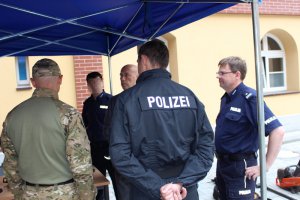 Spotkanie policjantów zachodniopomorskiego SPAP z kolegami z Niemiec