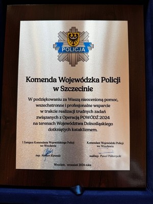 fotografia podziękowań