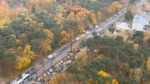 fotografia z drogi z drona